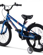 VELORS Bicicleta pentru copii V2007B AlbastruPortocaliu 20 inch cu roti ajutatoare