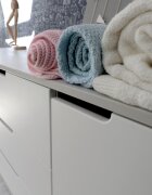 Veres Comoda pentru copii cu 3 sertare model 1200 colectia Manhattan alb-gri