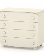 Veres Comoda pentru copii cu 4 sertare model 900 bej design minimalist
