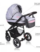 Vessanti Carucior Crooner 2 in 1 PinkGray