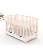 Vessanti Patut cu sertar Clasico Natur + Saltea Cocos 10 cm
