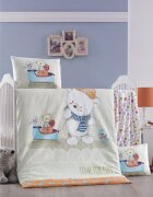 Victoria Home Set lenjerie 6 piese Bumbac Masali 120x60 cm