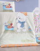 Victoria Home Set lenjerie 6 piese Bumbac Masali 120x60 cm