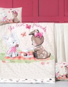 Victoria Home Set lenjerie 6 piese Bumbac Ranforce Cookie Time