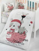 Victoria Home Set lenjerie 6 piese Bumbac Ranforce Corsan