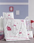 Victoria Home Set lenjerie 6 piese Bumbac Ranforce Family 120x60 cm