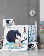 Victoria Home Set lenjerie 6 piese Bumbac Ranforce Fisher