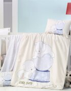 Victoria Home Set lenjerie 6 piese Bumbac Ranforce Frozen 120x60 cm