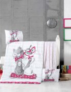 Victoria Home Set lenjerie 6 piese Bumbac Ranforce Kittens 120x60 cm
