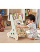 Viga Antemergator cu activitati PolarB Montessori verde