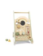 Viga Antemergator cu activitati PolarB Montessori verde