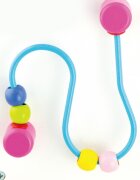 Viga Antemergator cu activitati tip Montessori Roz