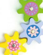 Viga Antemergator cu activitati tip Montessori Roz