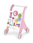 Viga Antemergator cu activitati tip Montessori Roz