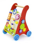Viga Antemergator rosu cu activitati tip Montessori