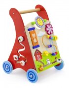 Viga Antemergator rosu cu activitati tip Montessori