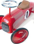 VILAC Masina pentru copii fara pedale metal rosie cu design retro si roti din cauciuc de la 18 luni