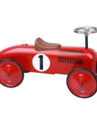 VILAC Masina pentru copii fara pedale metal rosie cu design retro si roti din cauciuc de la 18 luni