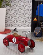 VILAC Masina pentru copii fara pedale metal rosie cu design retro si roti din cauciuc de la 18 luni