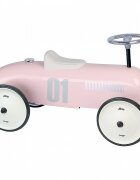VILAC Masinuta pentru copii fara pedale metal Roz cu design retro si roti din cauciuc de la 18 luni