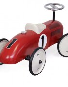 VILAC Masinuta pentru copii Vintage metalica ride-on rosie cu roti crem