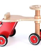 VILAC Tricicleta copii fara pedale Triporteur Petit Postier din lemn ideala pentru copii de la 18 luni cu roti silentioase cutie depozitare si cutie pentru scrisori
