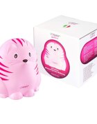 VITAMMY Aparat aerosoli Gattino A1503 nebulizator cu compresor set complet de accesorii roz