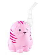 VITAMMY Aparat aerosoli Gattino A1503 nebulizator cu compresor set complet de accesorii roz