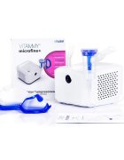 VITAMMY Aparat aerosoli Microfine+ by Flaem masca copii si adulti SoftTouch fara ftalati si BPA MMAD 4