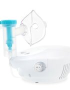 VITAMMY Aparat de aerosoli eNEB nebulizator cu compresor 3 moduri de nebulizare 3 masti piesa bucala furtun de 1.6 m 5 filtre aer si oprire automata
