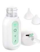 VITAMMY Aspirator nazal electric pentru copii din prima zi de viata Picolino 7 cu 2 capete de schimb 3 niveluri de putere 12 melodii iluminare colorata si incarcare USB-C