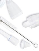 VITAMMY Aspirator nazal Katarino cu conectare la aspiratorul de uz casnic varf moale din silicon eficient igienic si perie de curatare