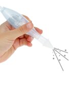 VITAMMY Aspirator nazal Katarino cu conectare la aspiratorul de uz casnic varf moale din silicon eficient igienic si perie de curatare