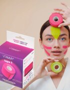 VITAMMY Banda Kinesiologica Tape 1 impermeabila moale si confortabila fara latex 5 cm x 5 m roz
