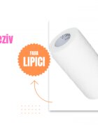 VITAMMY Bandaj elastic autoadeziv Autoband tehnologie cu microfibre fara lipici rezistent la apa 10x450 cm alb
