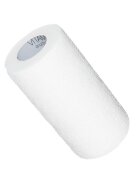 VITAMMY Bandaj elastic autoadeziv Autoband tehnologie cu microfibre fara lipici rezistent la apa 10x450 cm alb