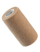 VITAMMY Bandaj elastic autoadeziv Autoband tehnologie cu microfibre fara lipici rezistent la apa 10x450 cm bej