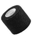 VITAMMY Bandaj elastic autoadeziv Autoband tehnologie cu microfibre fara lipici rezistent la apa 5 x 450 cm negru