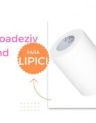 VITAMMY Bandaj elastic autoadeziv Autoband tehnologie cu microfibre fara lipici rezistent la apa 7.5x450 cm alb