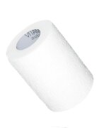 VITAMMY Bandaj elastic autoadeziv Autoband tehnologie cu microfibre fara lipici rezistent la apa 7.5x450 cm alb