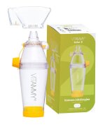 VITAMMY Camera de inhalare Tube 2 cu masca pentru copii 1-5 ani capacitate de 198 ml materiale de calitate si sigure fara BPA si latex