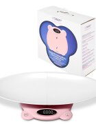 VITAMMY Cantar electronic Babycinno 4 in 1 pentru nou-nascuti bebelusi roz