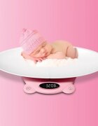 VITAMMY Cantar electronic Babycinno 4 in 1 pentru nou-nascuti bebelusi roz