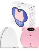 VITAMMY Cantar electronic Babycinno 4 in 1 pentru nou-nascuti bebelusi roz