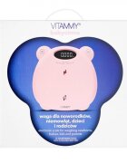 VITAMMY Cantar electronic Babycinno 4 in 1 pentru nou-nascuti bebelusi roz