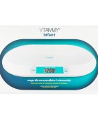 VITAMMY Cantar electronic Infant pentru prematuri nou-nascuti si bebelusi Ecran LCD