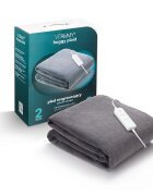 VITAMMY Patura cu incalzire electrica huggy plaid 180 x 130 cm gri inchis