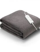 VITAMMY Patura cu incalzire electrica huggy plaid 180 x 130 cm gri inchis