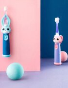 VITAMMY Periuta de dinti electrica Bunny Light Pink pentru copii 0-3 ani