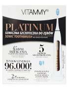 VITAMMY Periuta de dinti electrica Platinum 96000 vibratiimin 5 moduri de periaj 2 capete incluse
